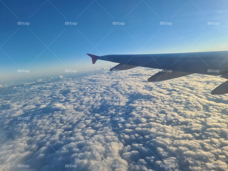 3 meters over the clouds.