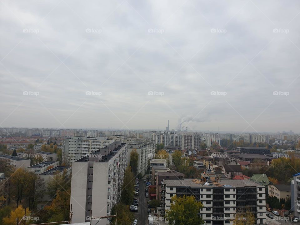 The view in Bucharest