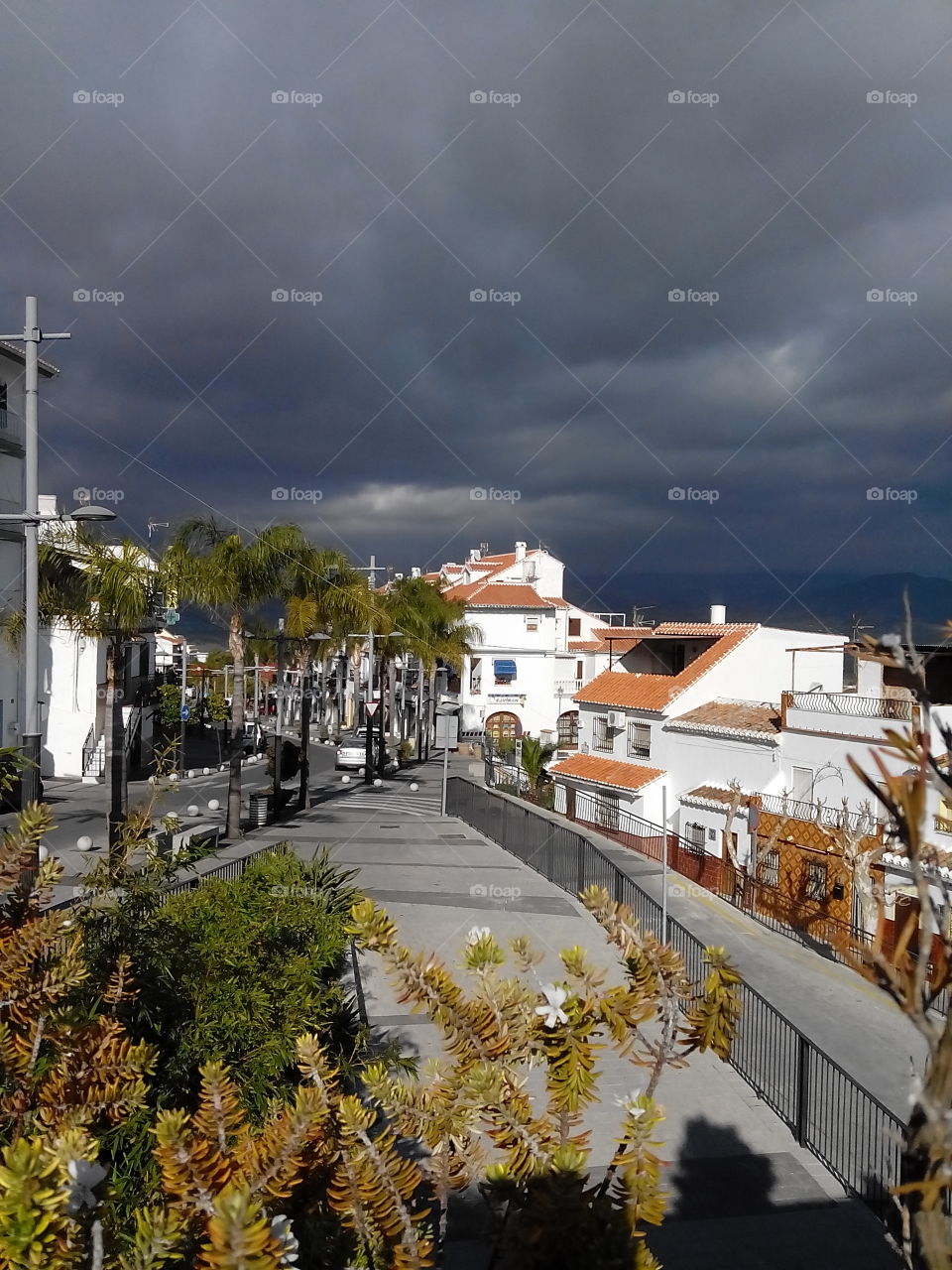 cloudy sky in Alora