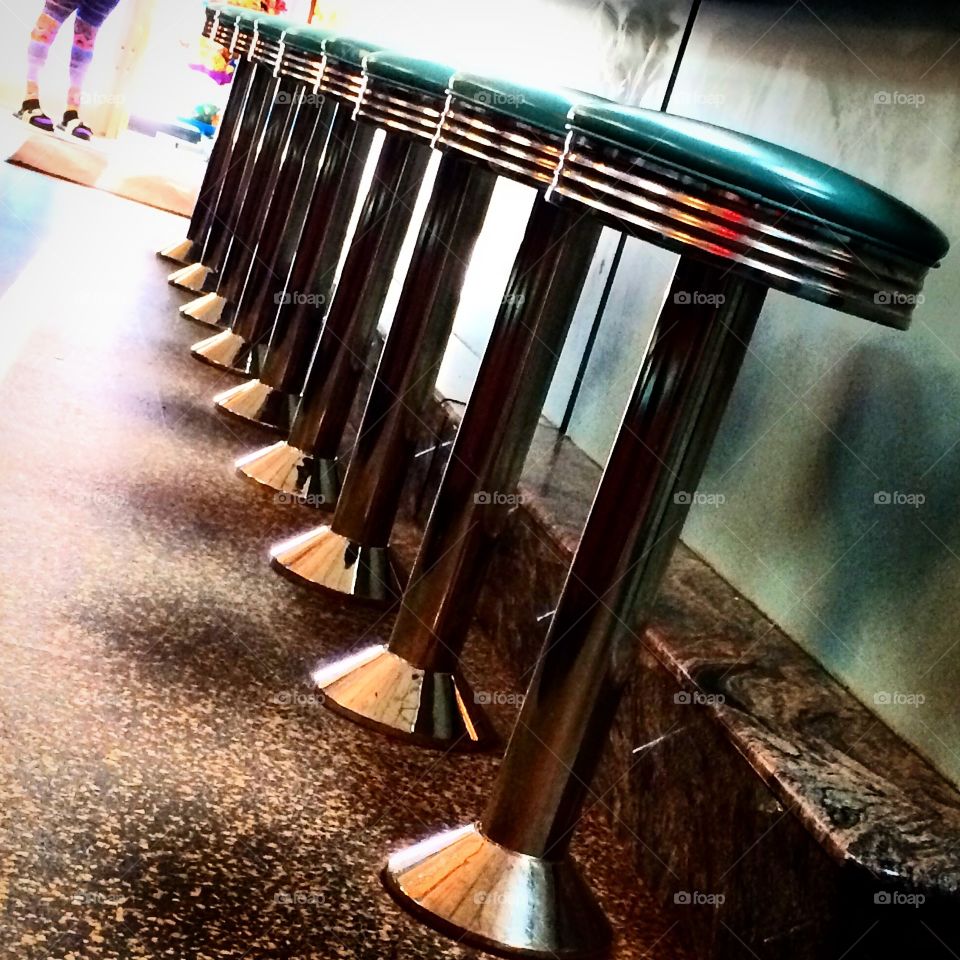 Stools. Vintage Soda Shop Stools