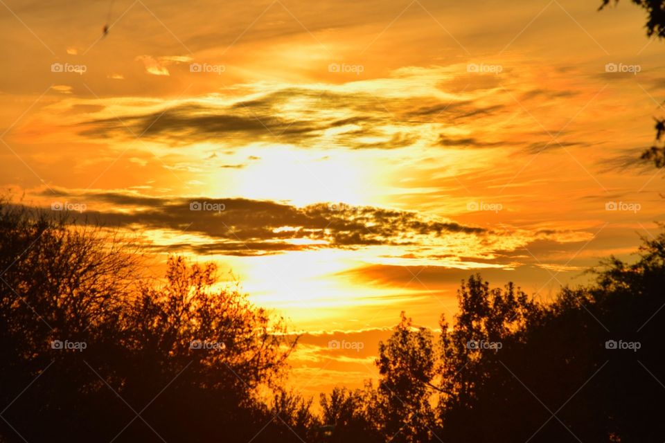 Sunset, Dawn, Sun, No Person, Evening