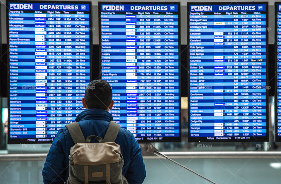 At the airport 