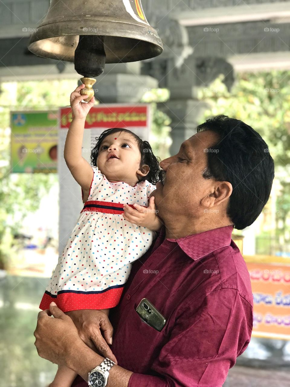 Father love towards his daughter 😍