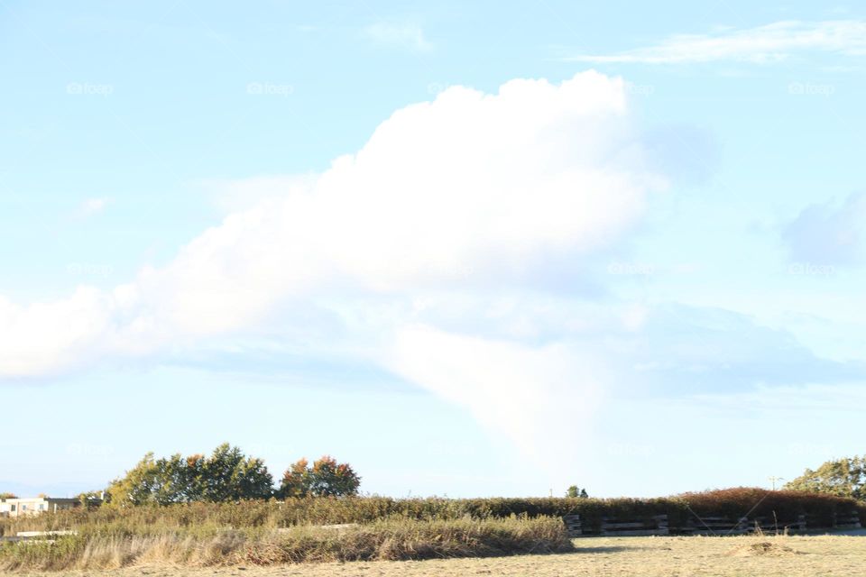 Big cloud on a sky