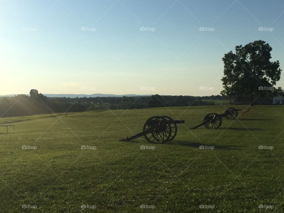 Silent Are the Cannons. The Manassas battlefield stands silent, a memorial to the lives and dreams shattered upon the rolling hills. 