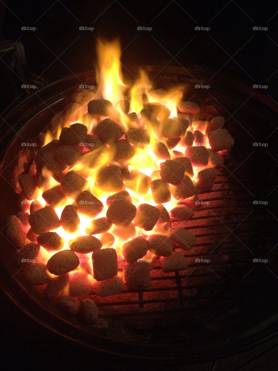 fire grill charcoal flame by splicanka