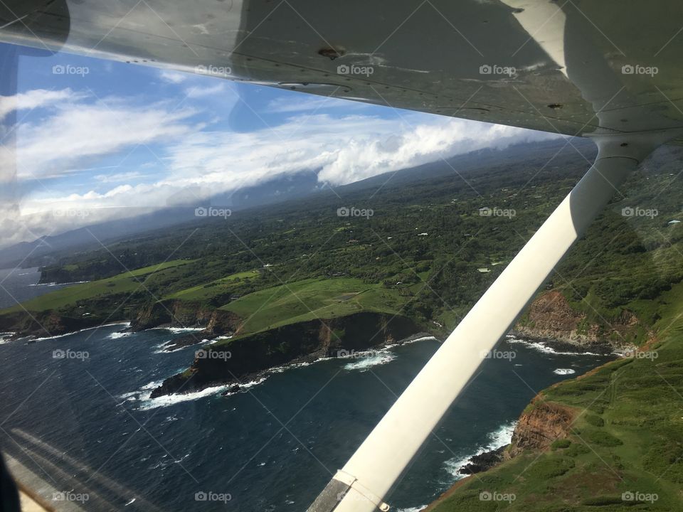 From the little plane's window