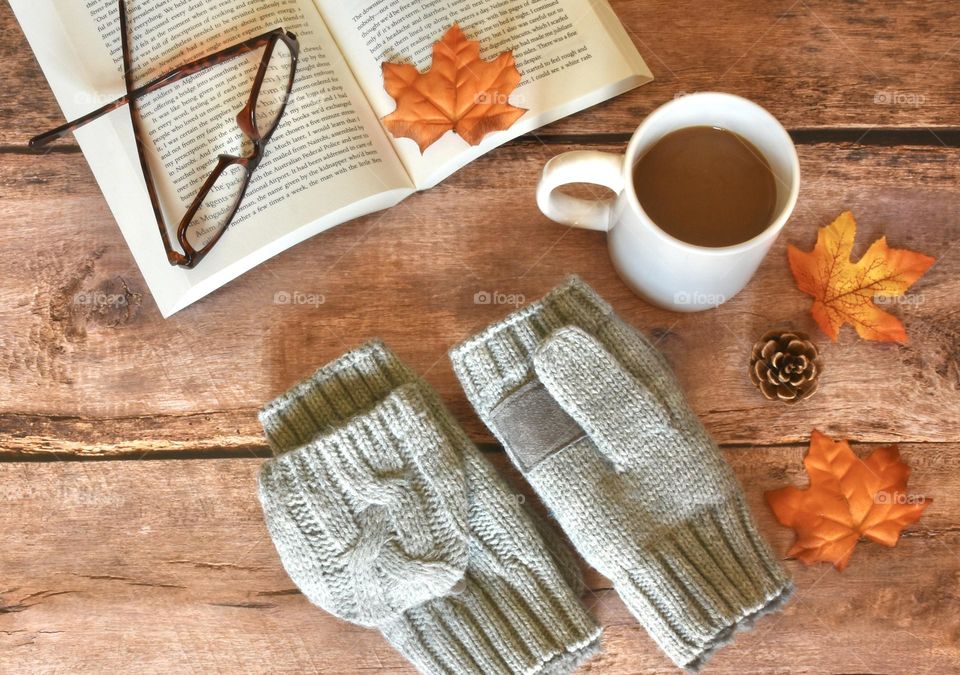 Autumn, time for a good book and a cup of cocoa