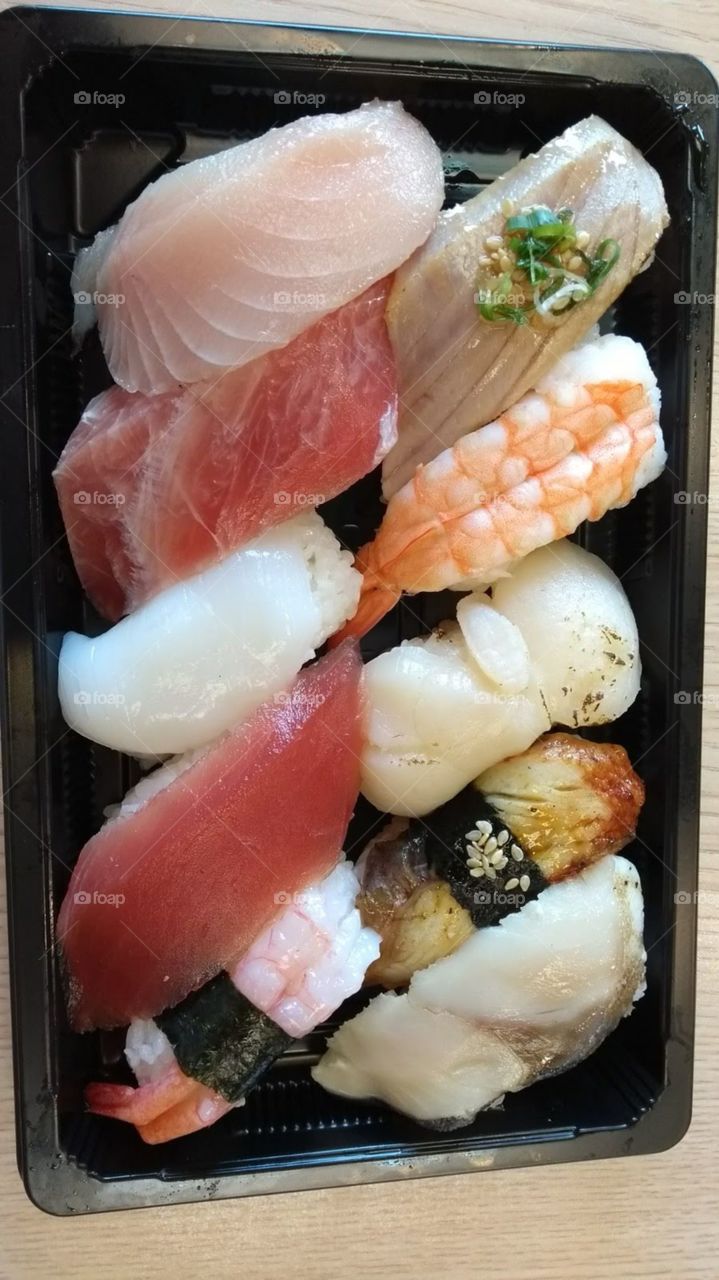 Fish, Seafood, Sushi, Salmon, Tuna
