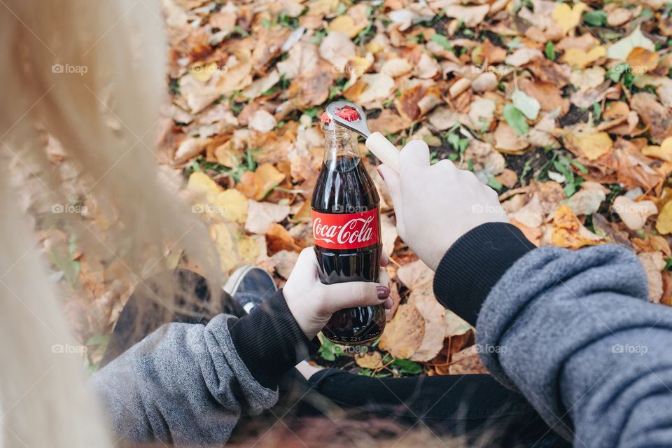 Cola in autumn 