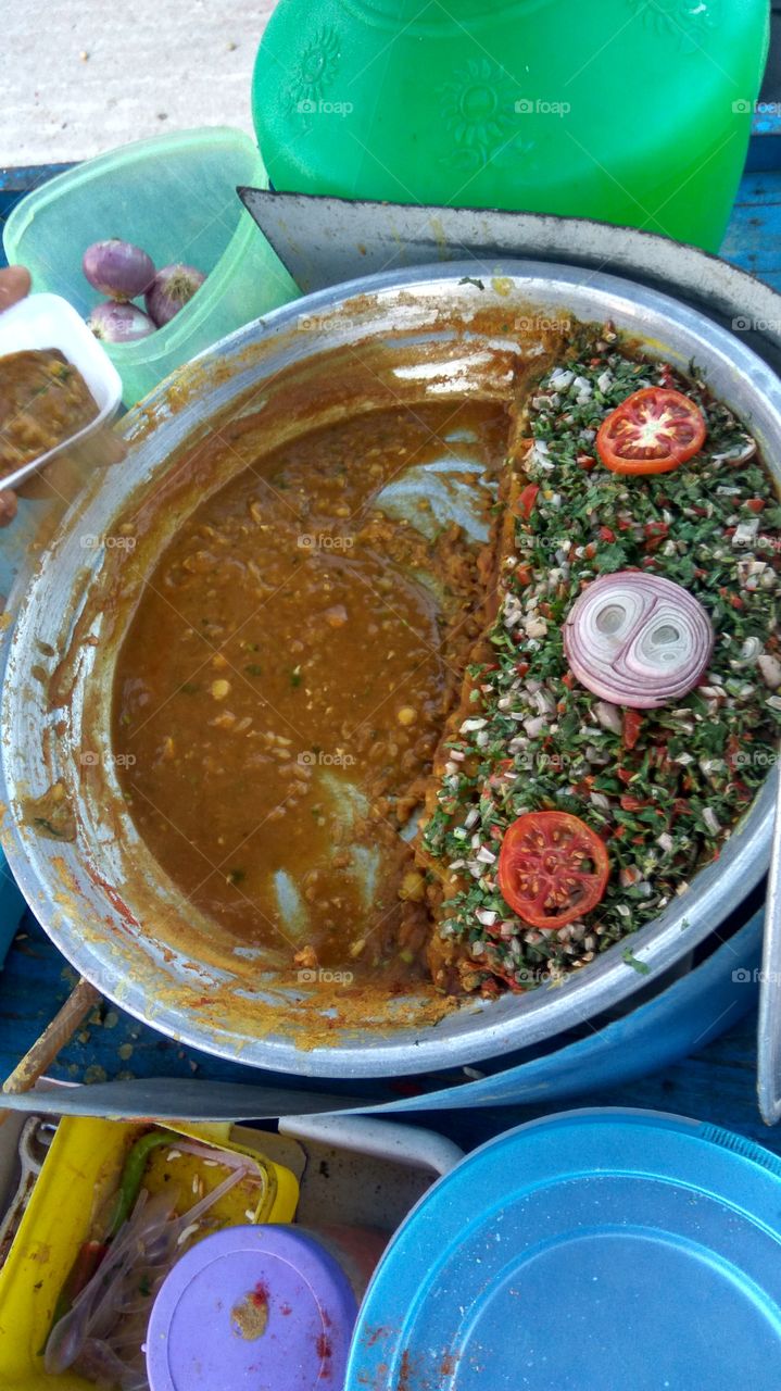 indian one of the time pass  food