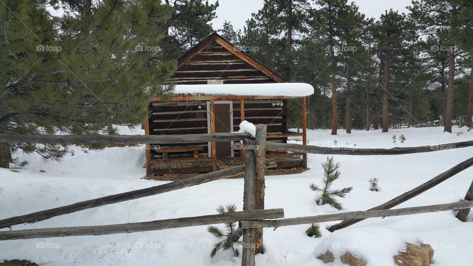 Old school house at trailhead