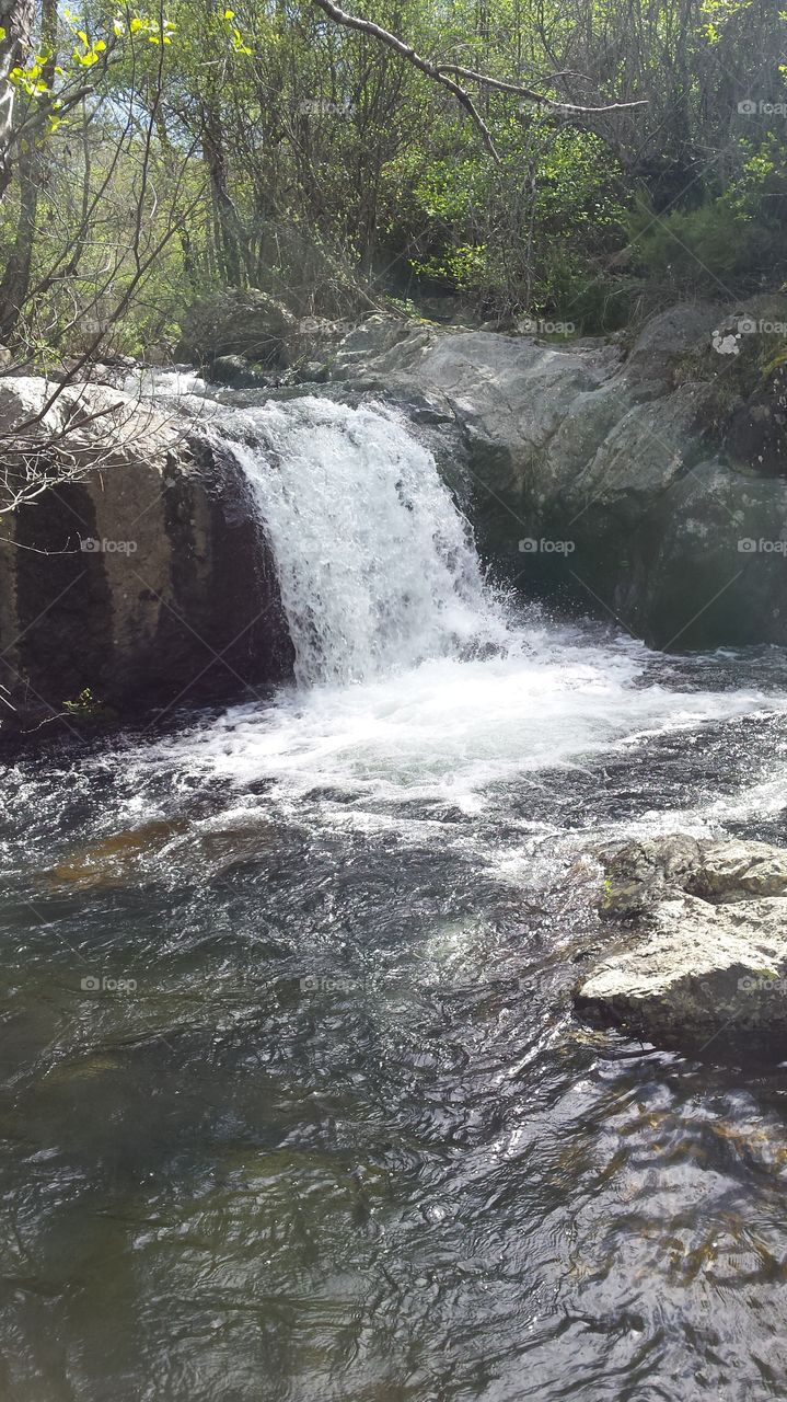 river waterfall