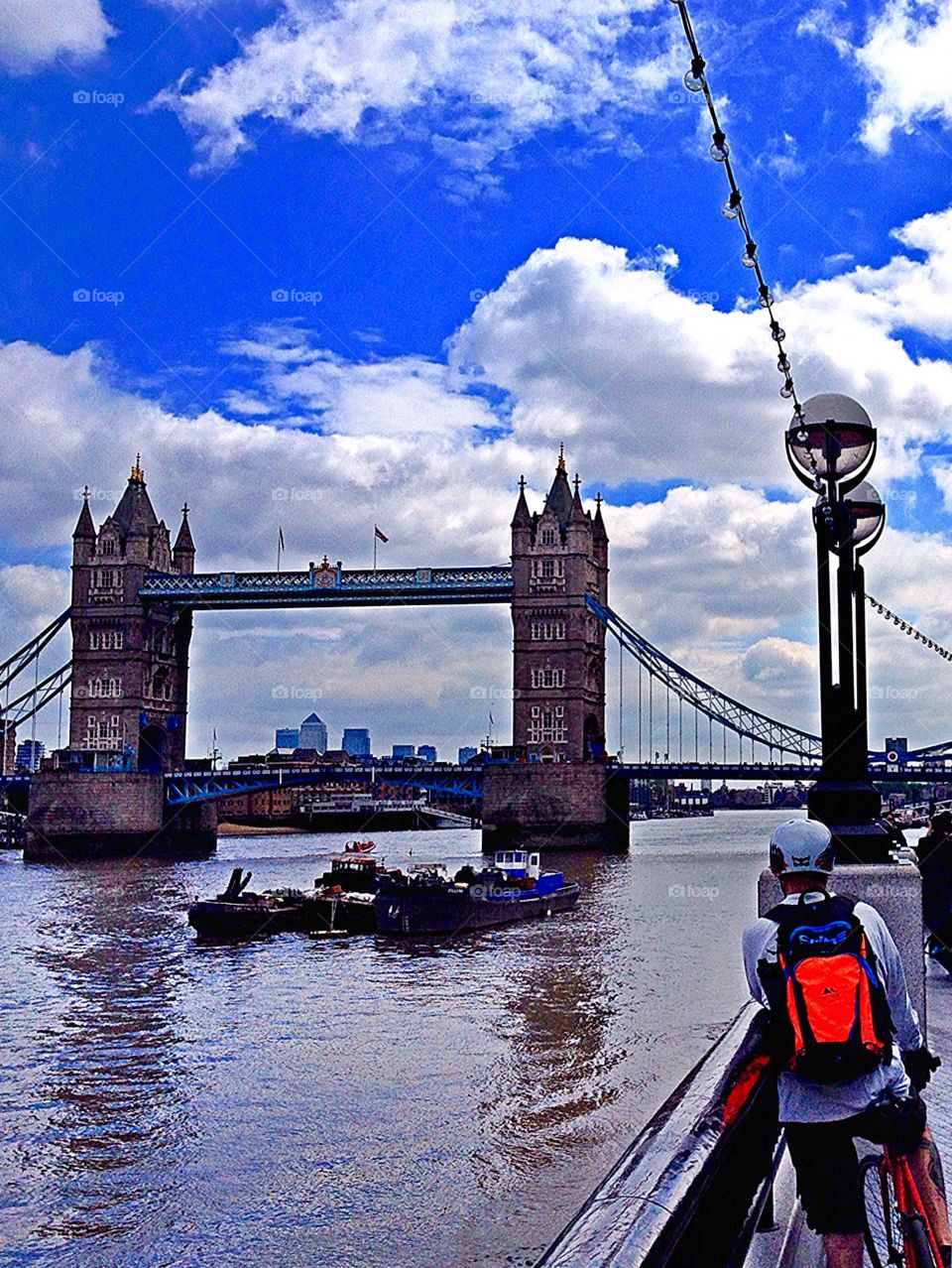 Tower bridge biking 