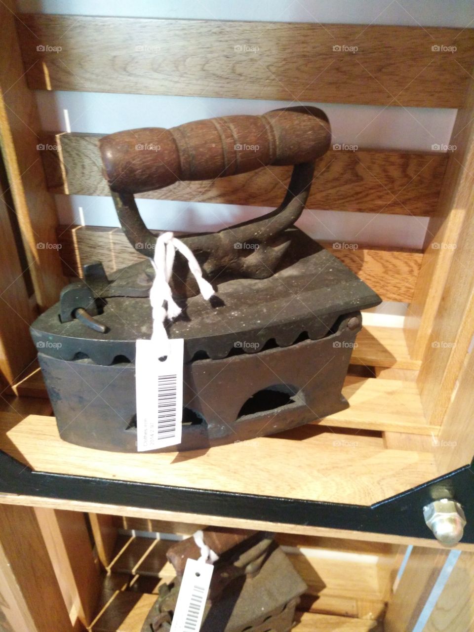 an antique iron