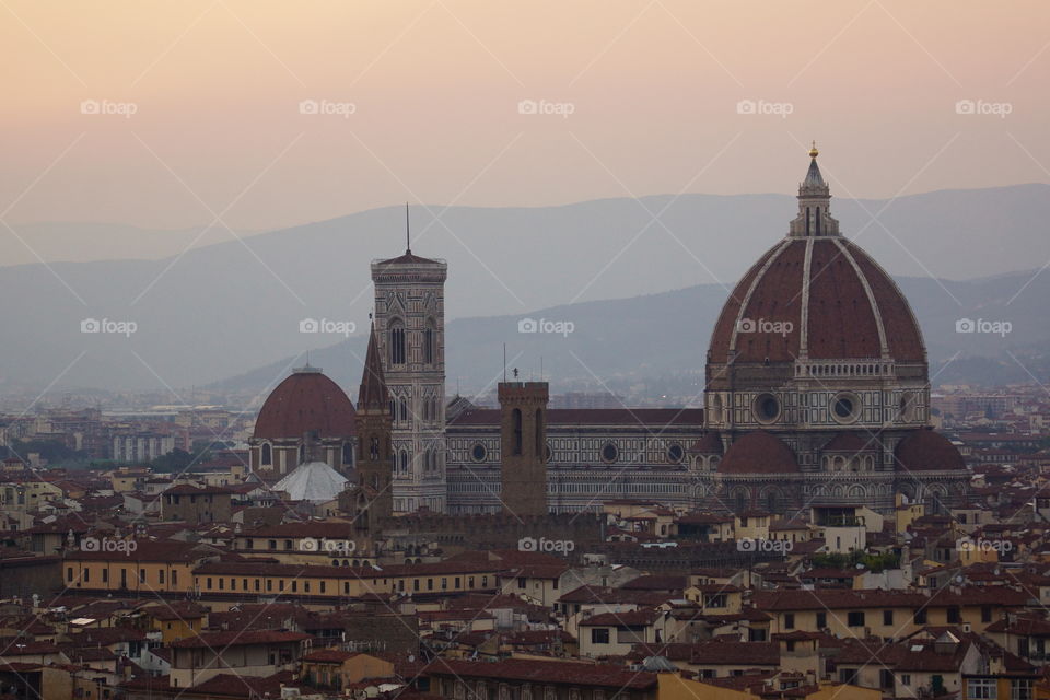 Dernières lueurs sur le Duomo de Florence 