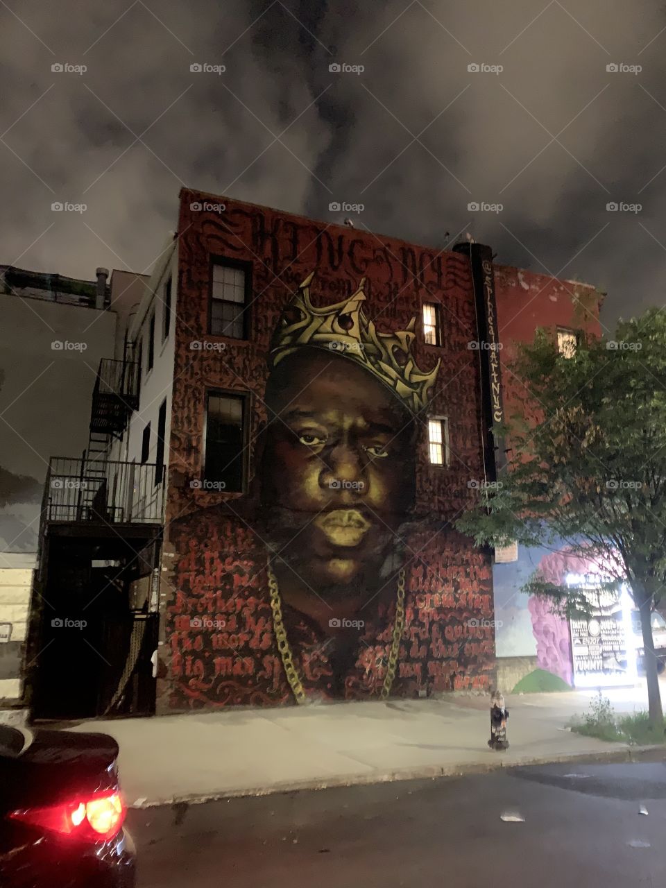 Notorious B.I.G. “King of NY “ mural 