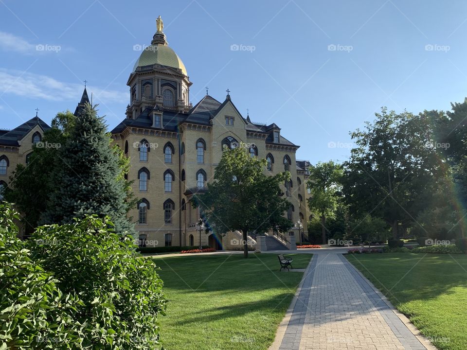 Notre Dame golden dome
