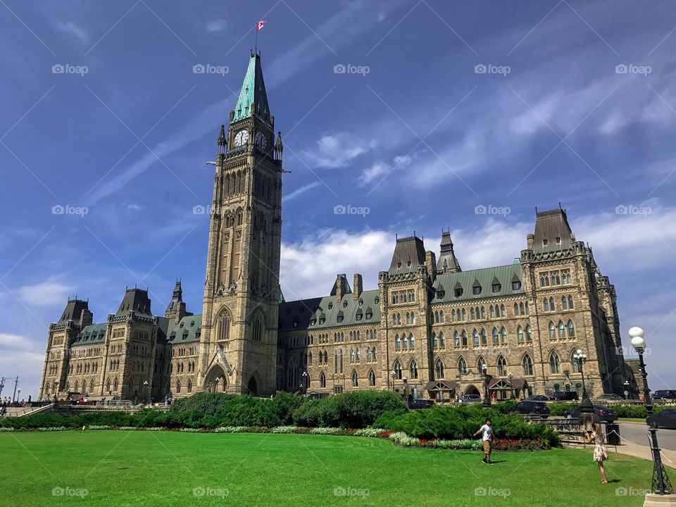 Canadiano parliament at Ottawa 