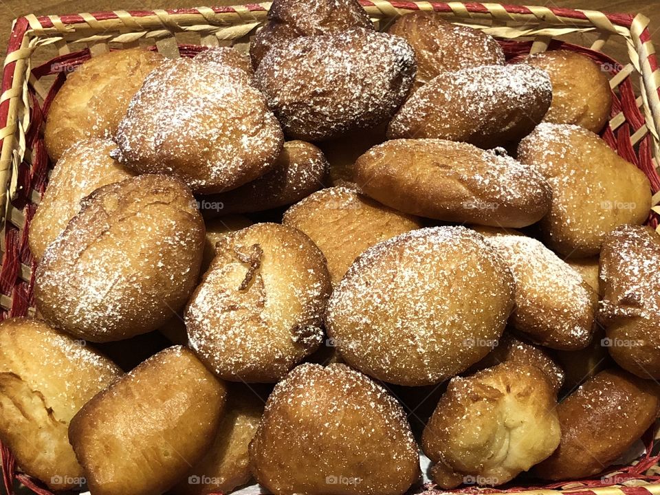 Gogosi, pancove in Transylvania and pampuste in Bukovina are Romanian sweet pastries similar to filled doughnuts