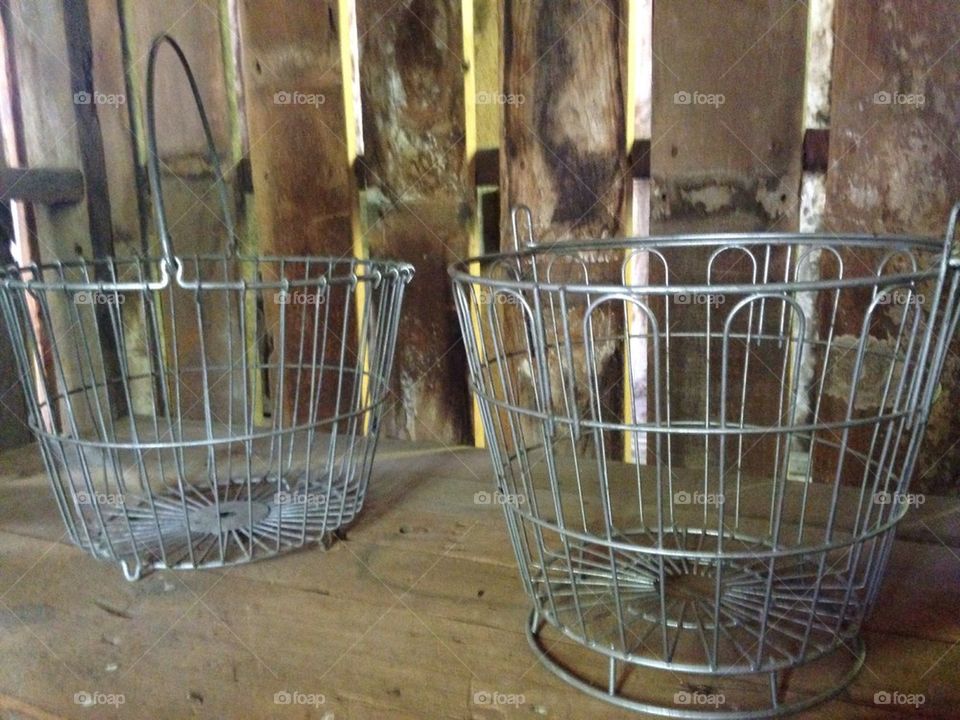 Wire baskets