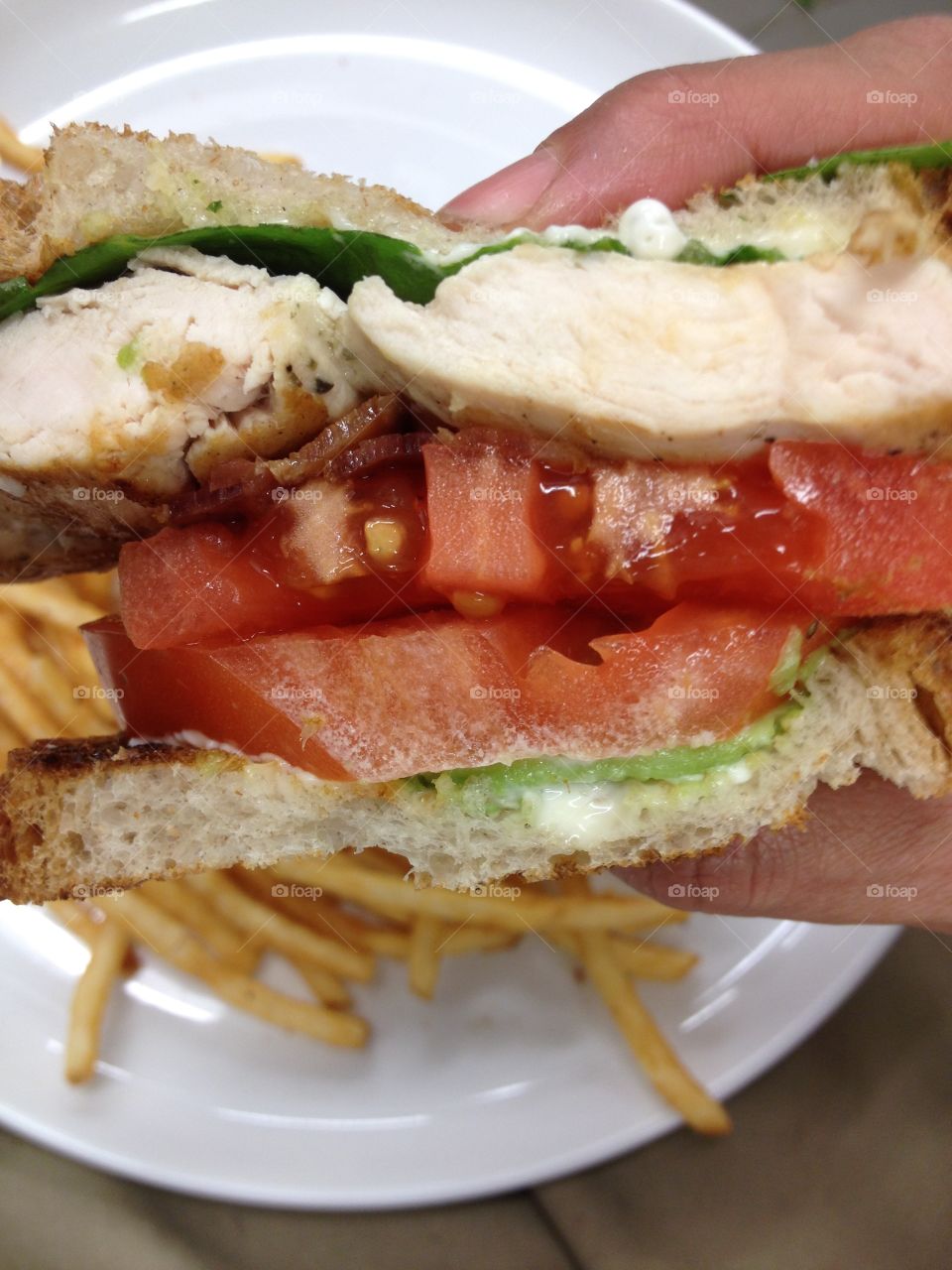 Chicken sandwich pov 