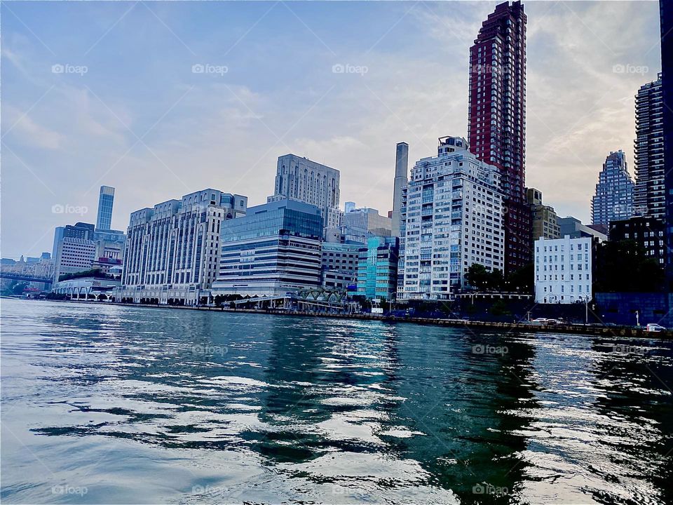 On the maiden voyage of our new sailboat on the “East River” down the “Upper East Side” of “Manhattan” from “Mamaroneck” to “Newtown Creek” we passed by many interesting sites of which this is one. 2023. Hypnotic Productions