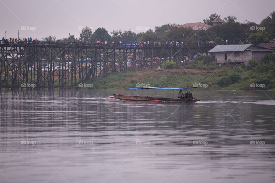 Boat in the river 