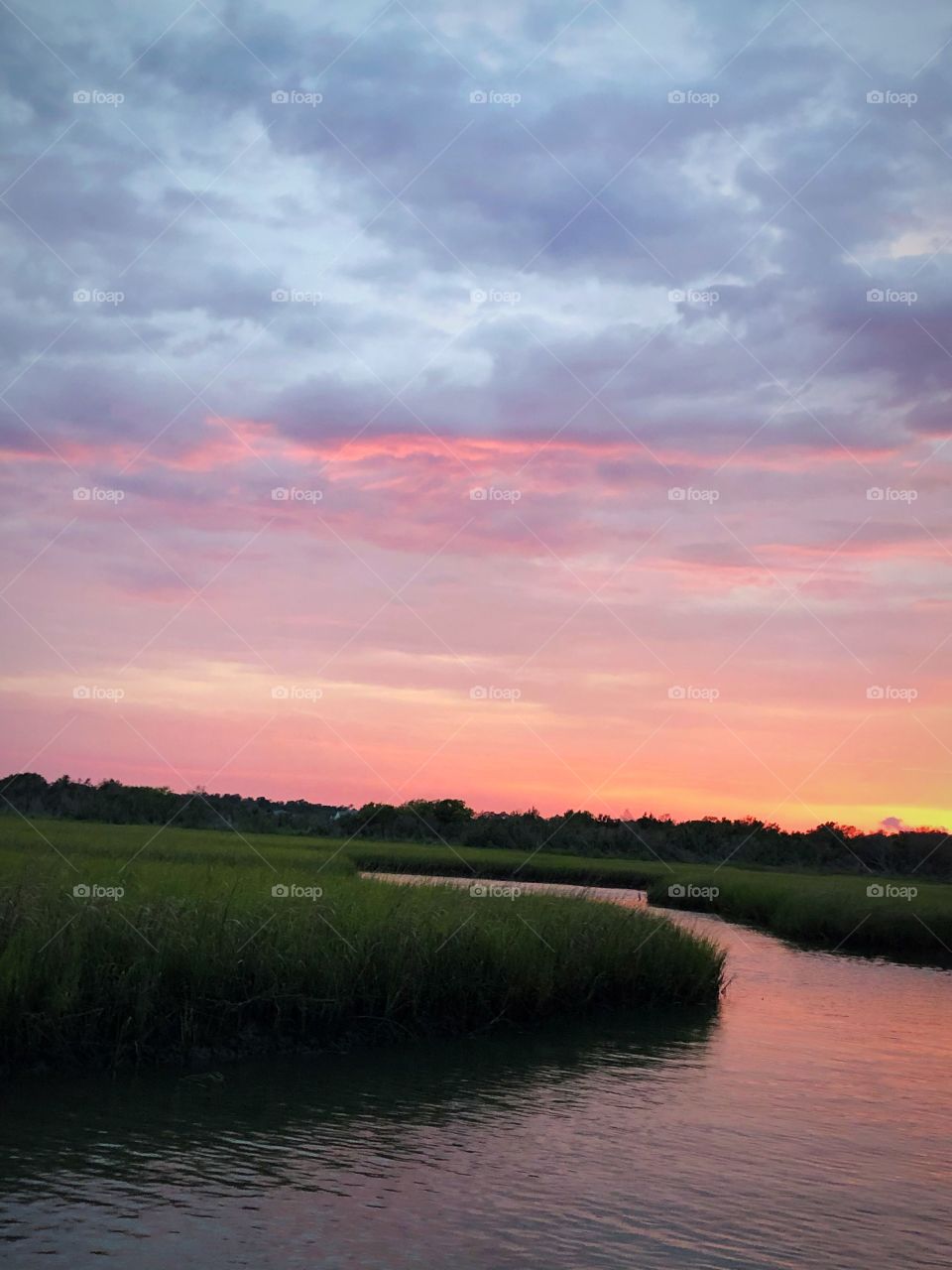 River days fishing! Evening NC sunset! 