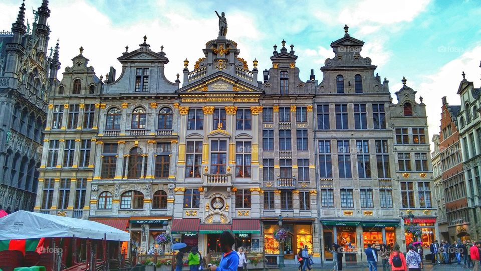 Grand Place or Grote Markt is the central square of Brussels