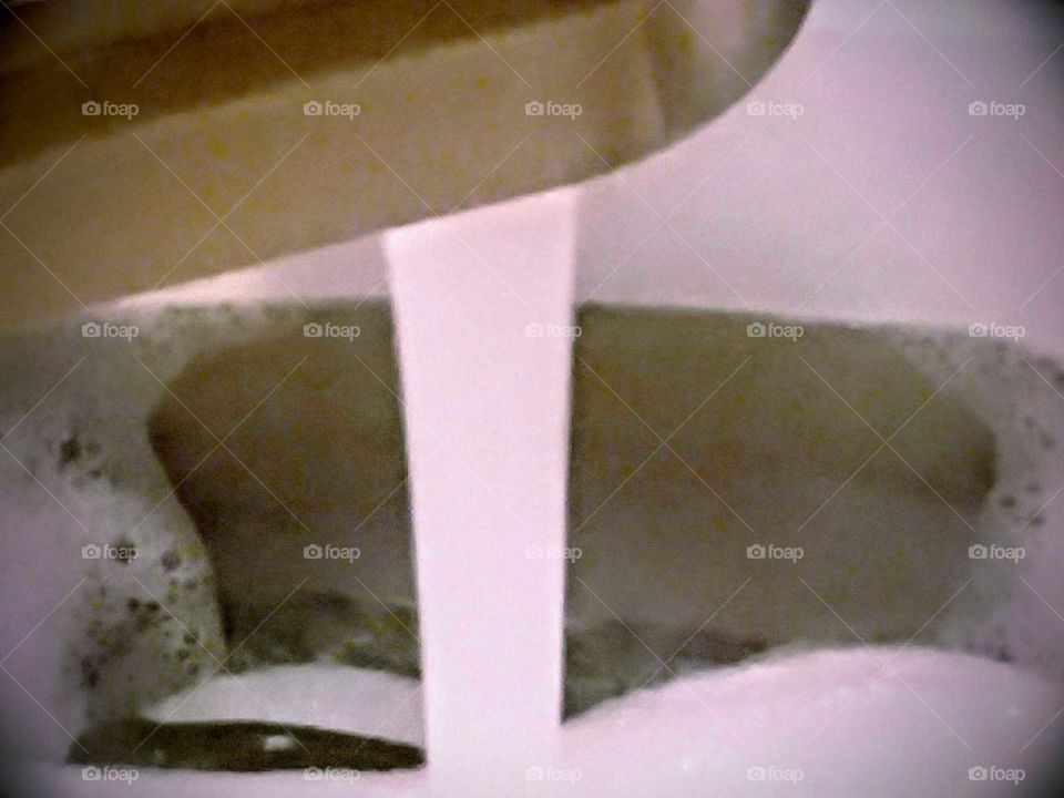 Water Running in Basin