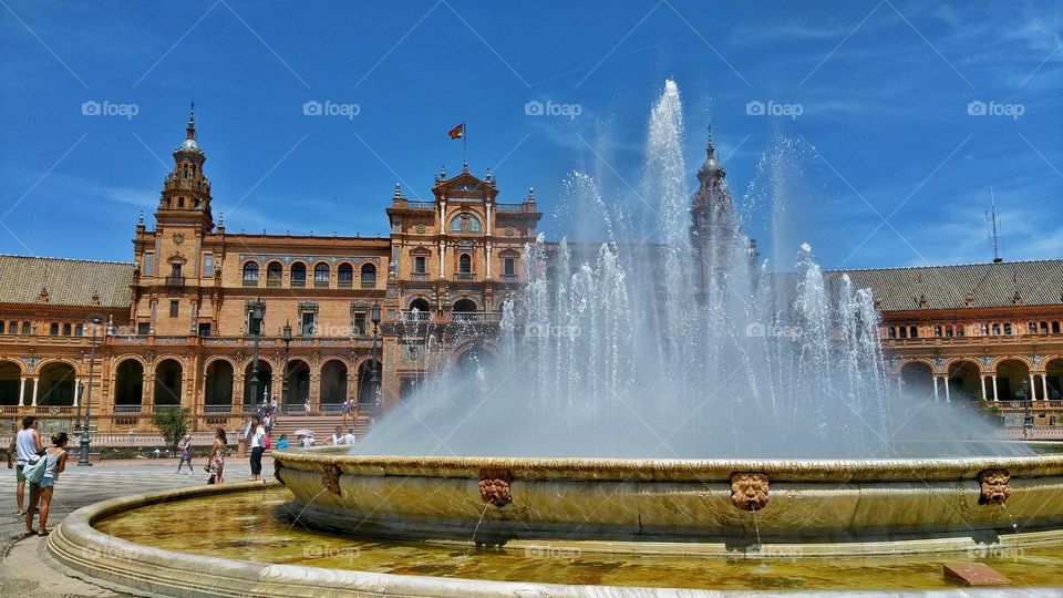 Seville, Spain. Plaza de Espana