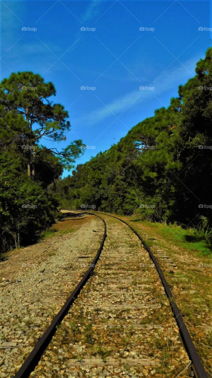 Vanishing curve abandoned track 
