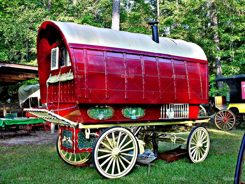 Old gypsy wagon