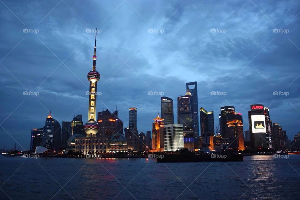 Shanghai skyline
