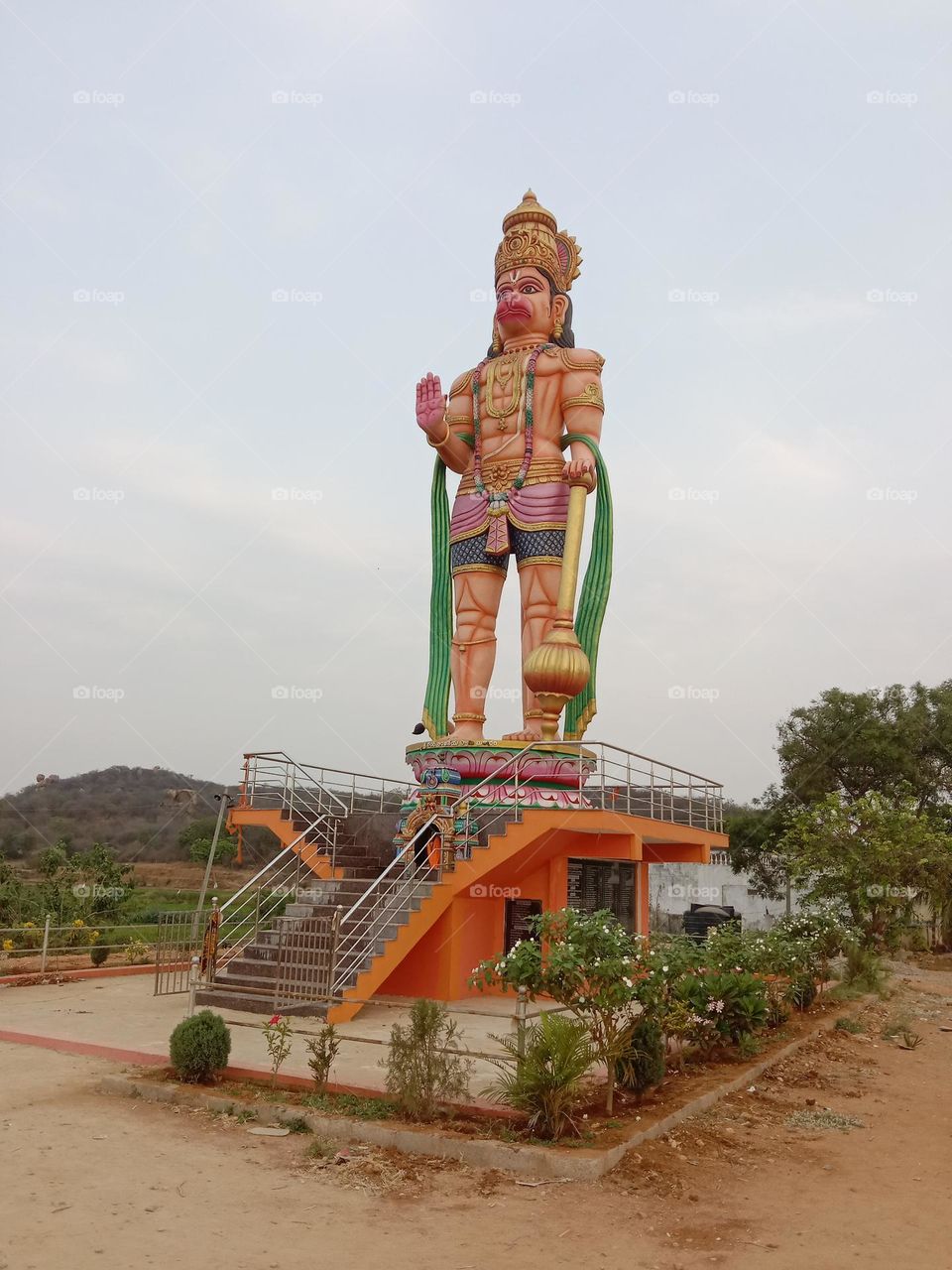Hanuman chalisa temple view