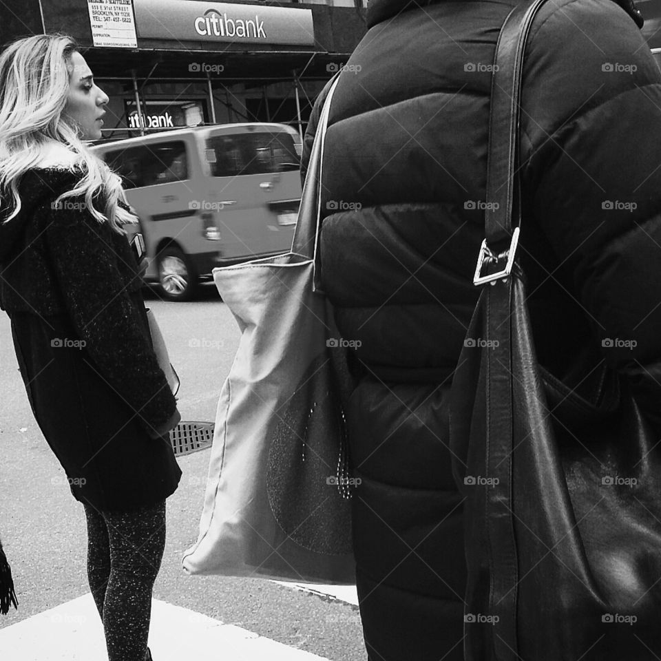 People, Street, Monochrome, Woman, Portrait