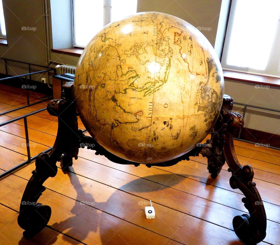 antique globe