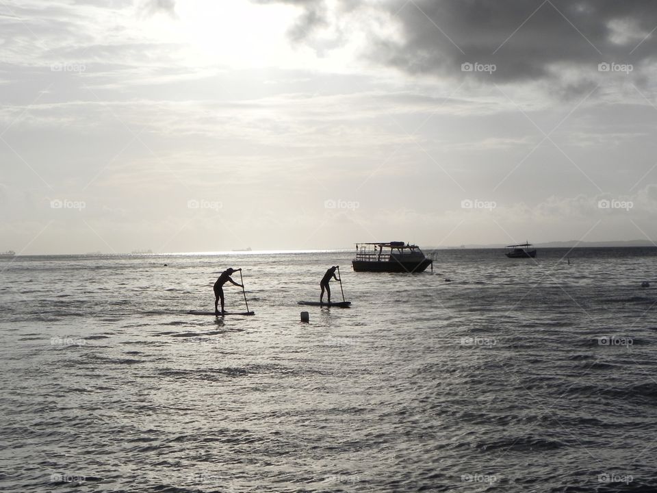 Stand Up paddle - Baía de Todos os Santos - Salvador - Bahia - Brazil 