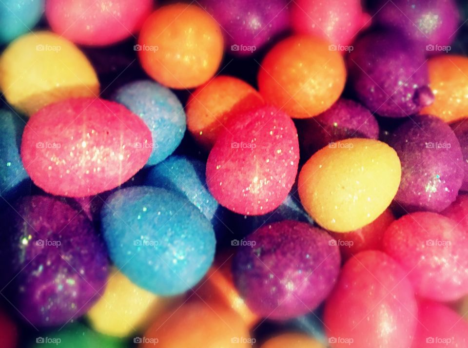 Colourful Easter eggs