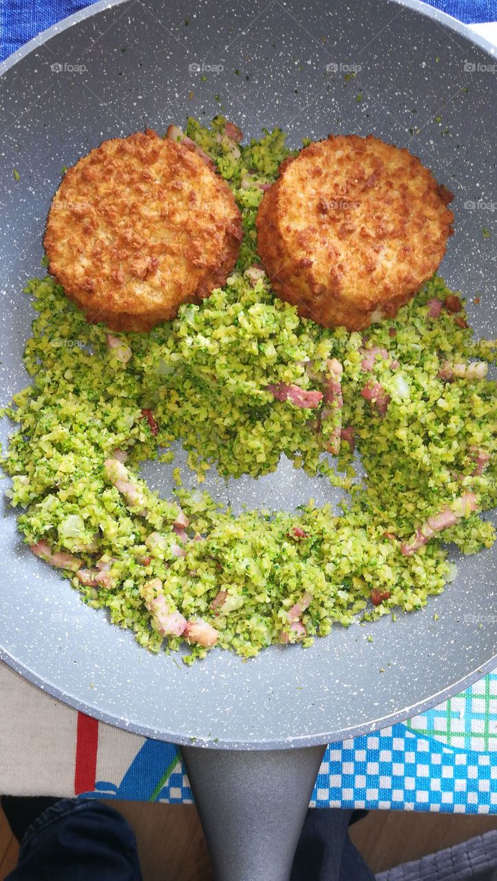 Happy Healthy Meal In A Pan