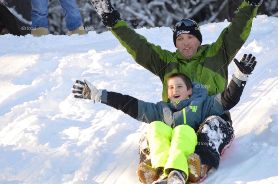 Sledding 