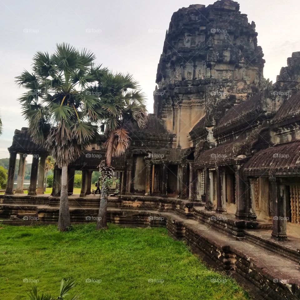 Cambodia's beauty on a gloomy day as it stands tall against it all.