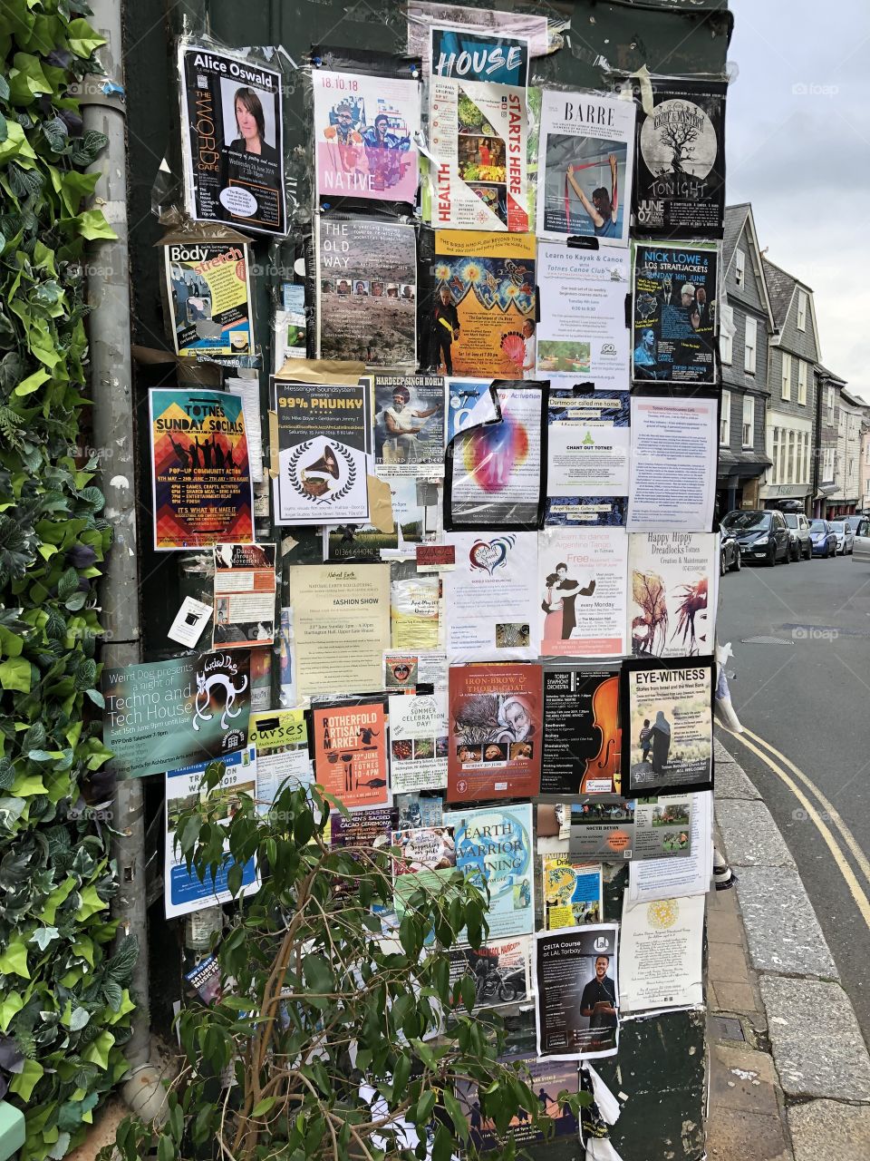 Some towns are maybe not always active enough, l don’t think you could say that about “Totnes’ in Devon, UK