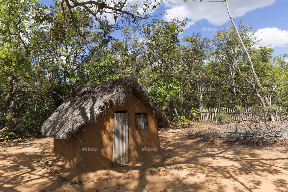 Simple house in Chapada das Mesas Maranhao Brazil.