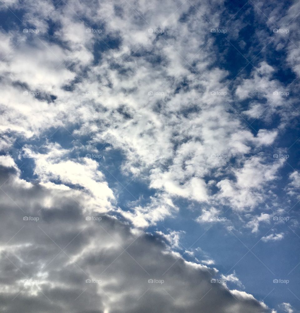Rolling clouds in Brooklyn NYC