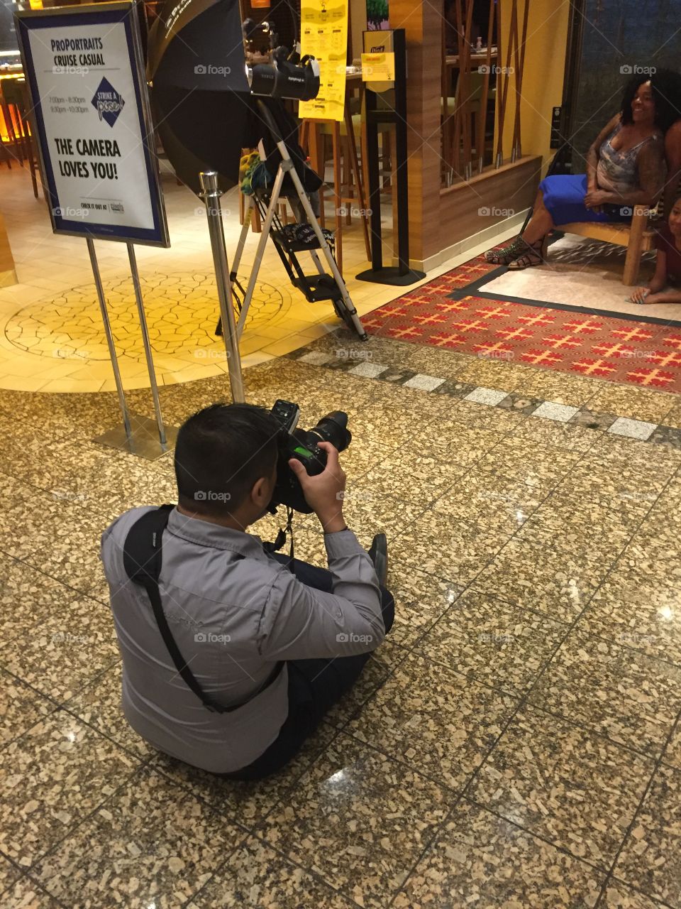 Male photographer