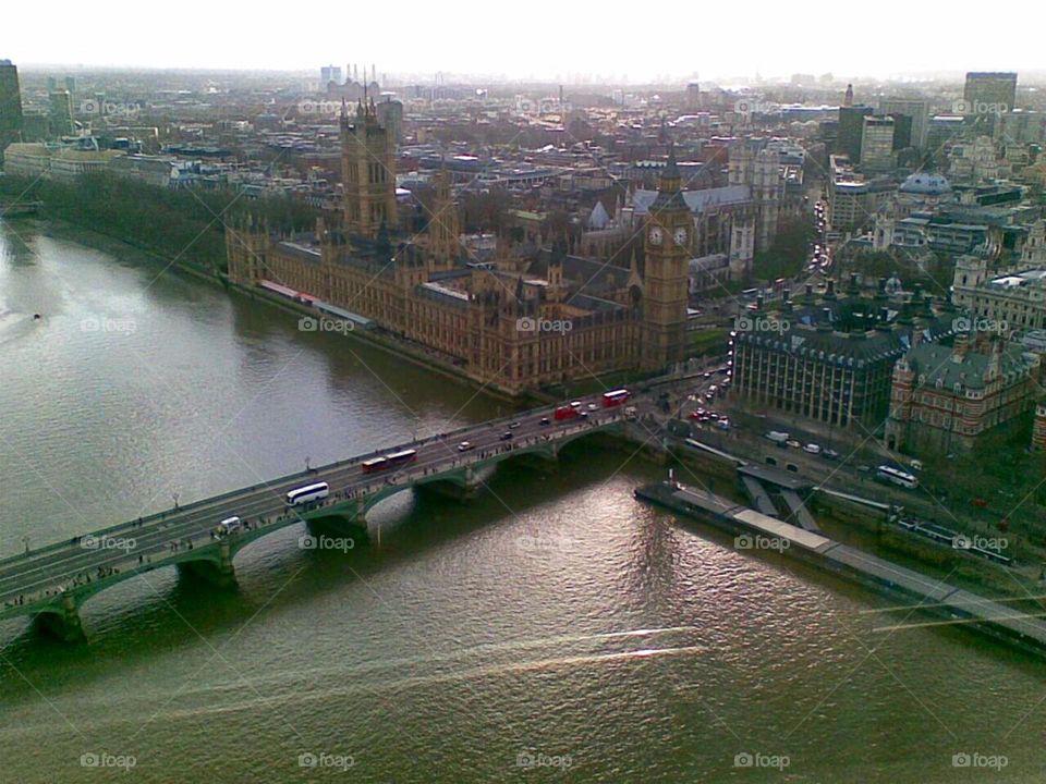 View of London from top