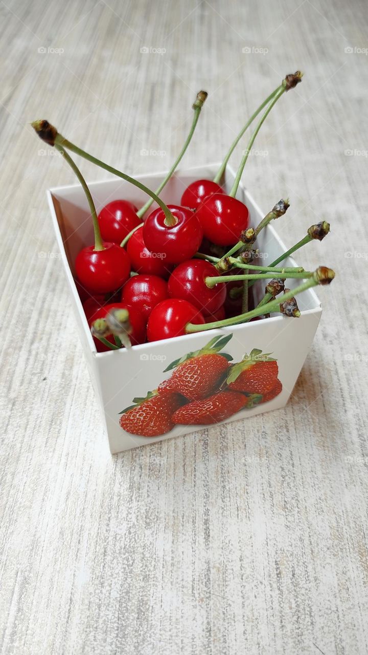 Bright juicy fruits on the table