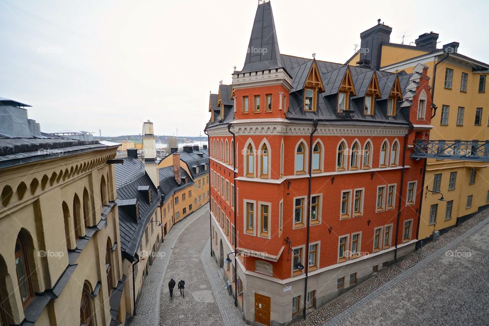 The hills of Södermalm in Stockholm, Sweden 